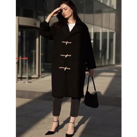 Zara Wool Toggle Coat ZW Limited Edition - Picture 4 of 16